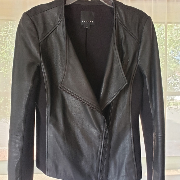 Trouve Leather Jacket - Picture 3 of 4